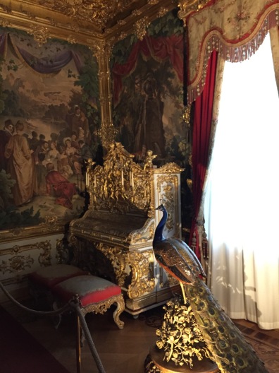 One of the rooms in Linderhof Castle